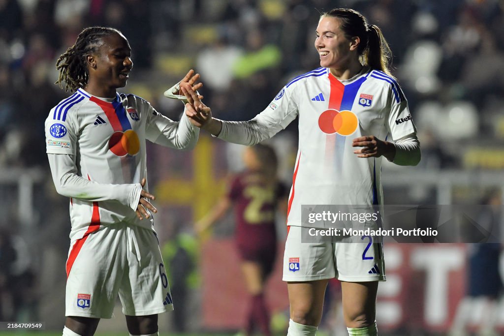 Football woman Champions League Rome-Olympique Lyonnais