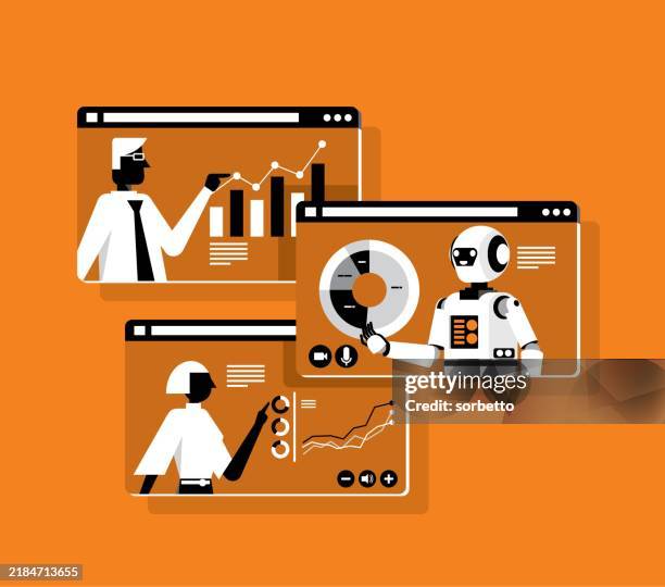 partnership - teamwork - trusted advisor stock illustrations
