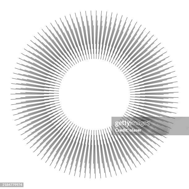 a circular design featuring radiating lines, creating a striking visual effect. - growth chart white background stock illustrations