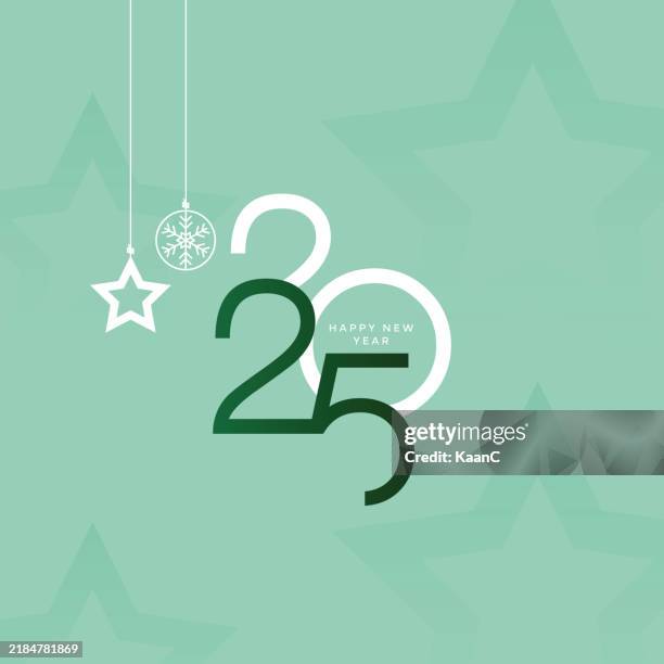 2025 frohes neues jahr. abstrakte zahlen auf hintergrund-vektorillustration. feiertagsbanner-design für grußkarte, einladung, kalender usw. vektor vektor vektor illustration - nationalfeiertag stock-grafiken, -clipart, -cartoons und -symbole