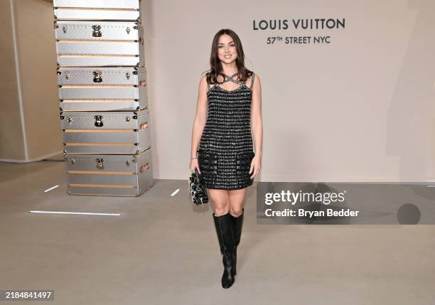 Ana de Armas attends as Louis Vuitton celebrates the new 57th Street NYC store opening on November 14, 2024 in New York City.