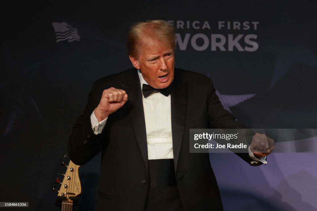 President-Elect Donald Trump Speaks At The America First Policy Institute Gala At Mar-A-Lago