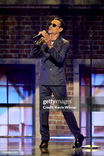 Marc Anthony performs onstage during the 25th Latin GRAMMY Awards at Kaseya Center on November 14, 2024 in Miami, Florida.