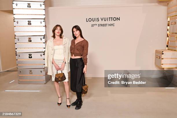Clara McGregor and Scout Willis attend as Louis Vuitton celebrates the new 57th Street NYC store opening on November 14, 2024 in New York City.