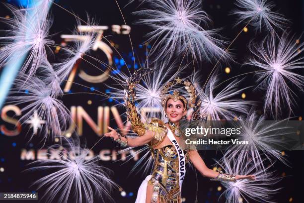 Miss Paraguay Naomi Mendez participates in the The 73rd Miss Universe Competition - Preliminary Competition at Arena Ciudad de Mexico on November 14,...