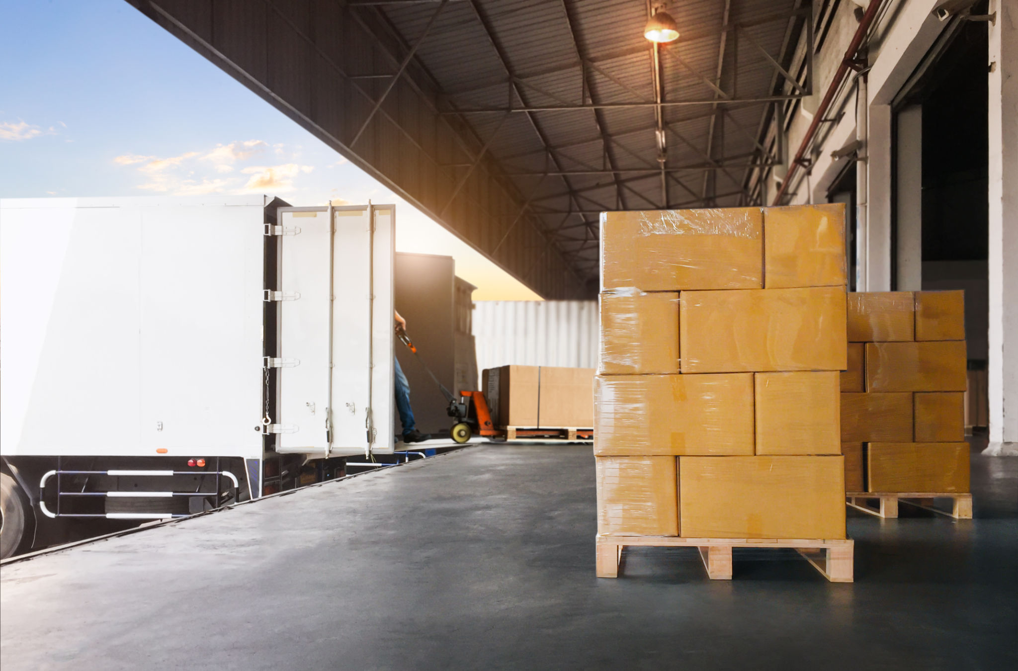 loading truck