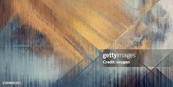 Abstract Geometric Pattern with Textured Gradient Effect. A modern abstract design featuring geometric shapes with textured gradients in earthy tones of blue, gold, and beige. Abstract Geometric Pattern with Textured Gradient Effect. A modern abstract design featuring geometric shapes with textured gradients in earthy tones of blue, gold, and beige.