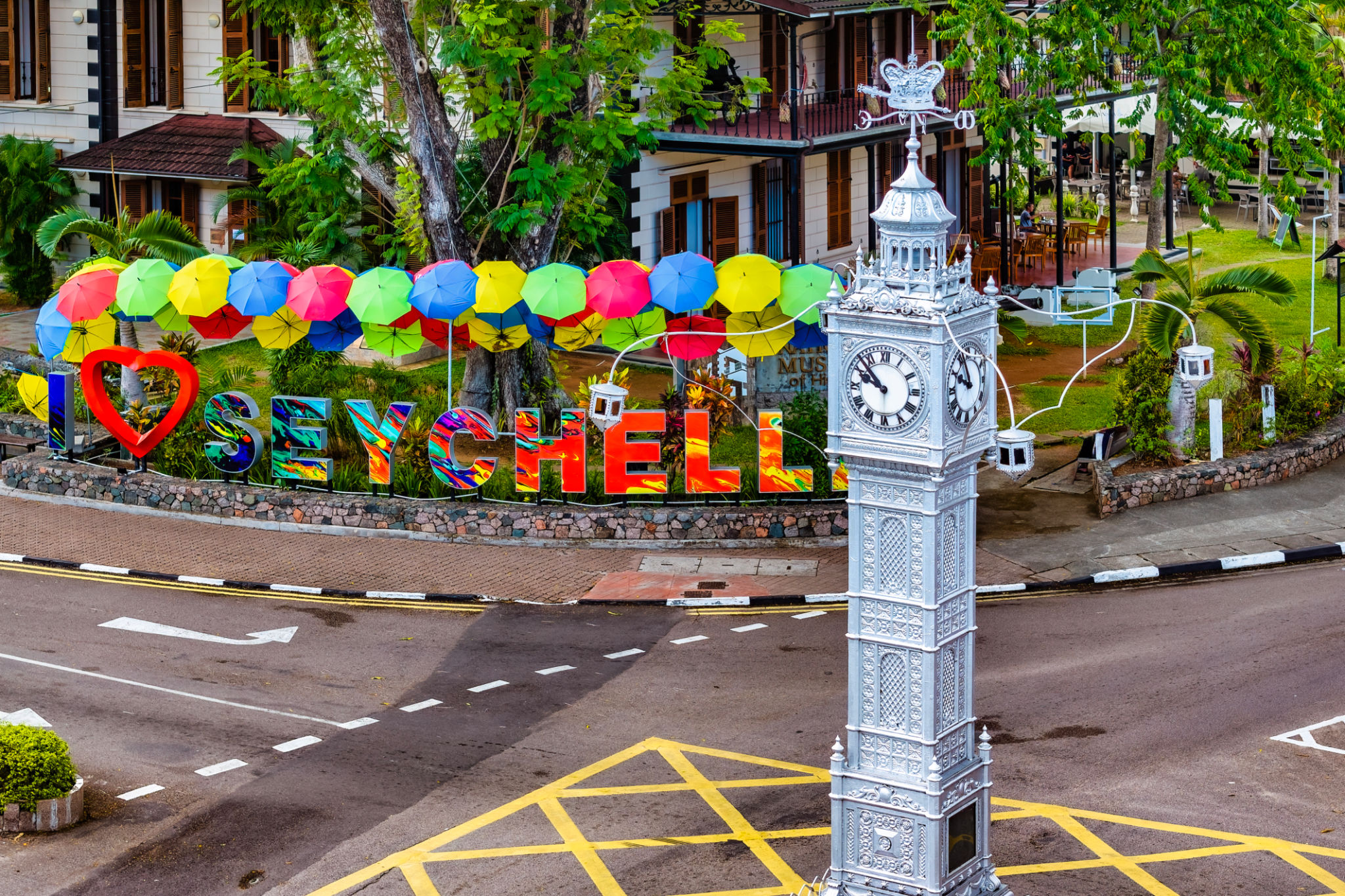 Victoria Clock Tower, Mahe, Seychelles Victoria Clock Tower, Mahe, Seychelles