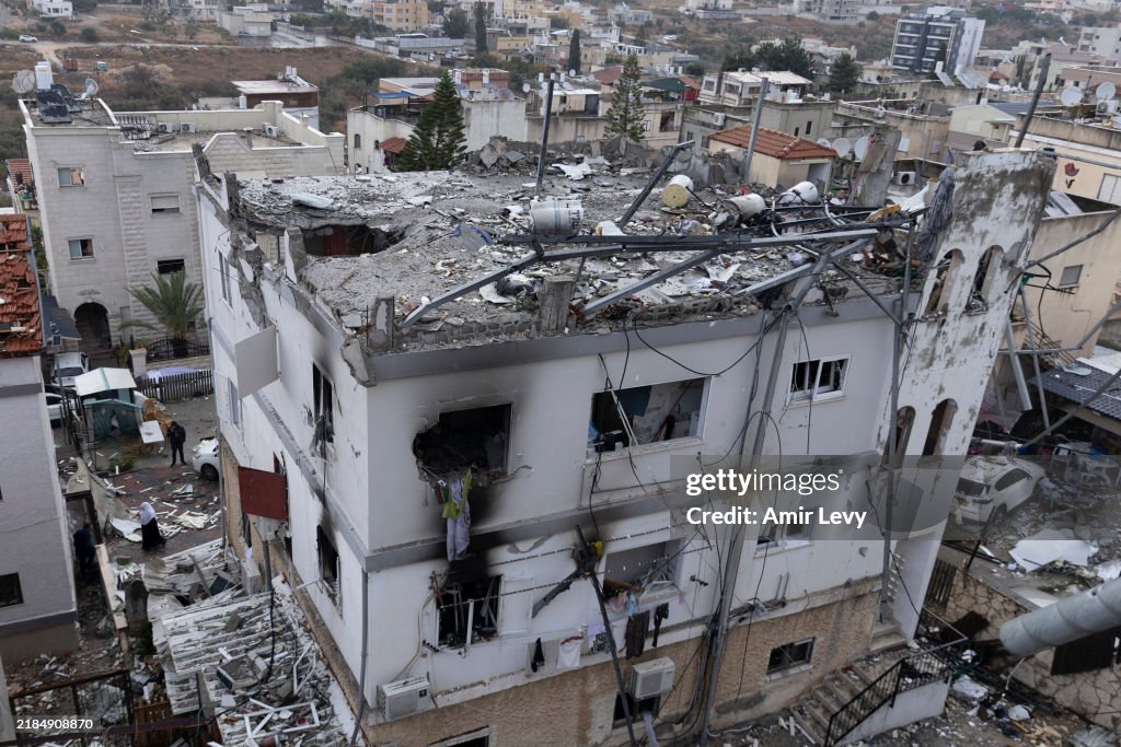 Rocket Strike In Shfar'am, Northern Israel