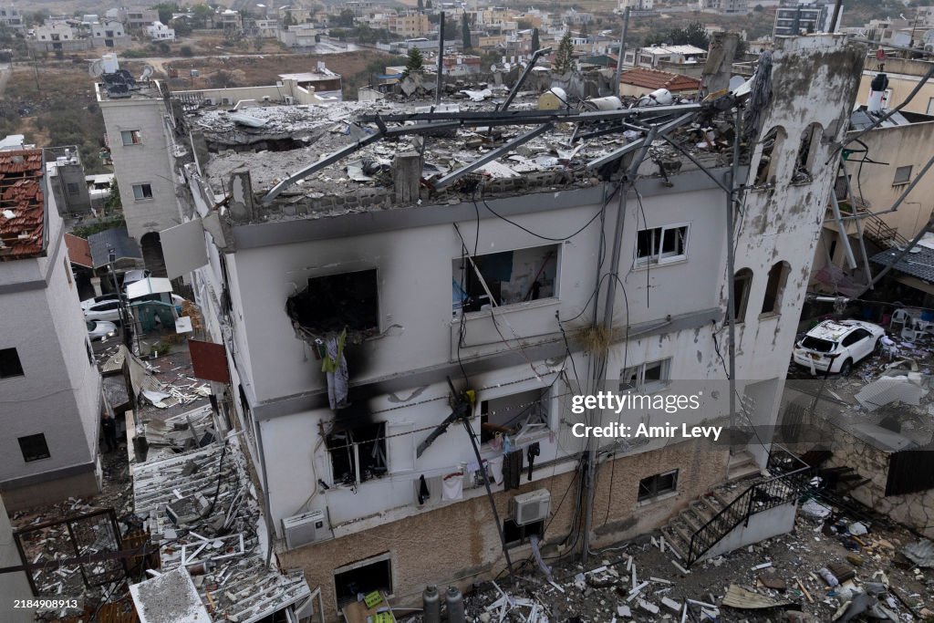 Rocket Strike In Shfar'am, Northern Israel