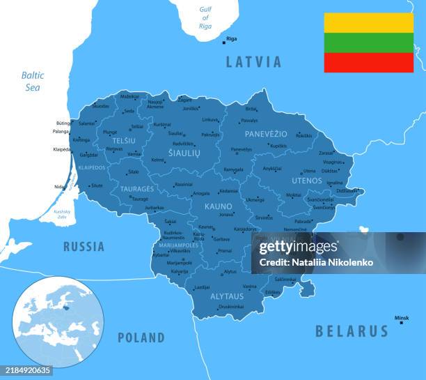 Lithuania Postcode Examples 568 Lithuania Silhouette Stock Photos, High-Res Pictures, and Images ...