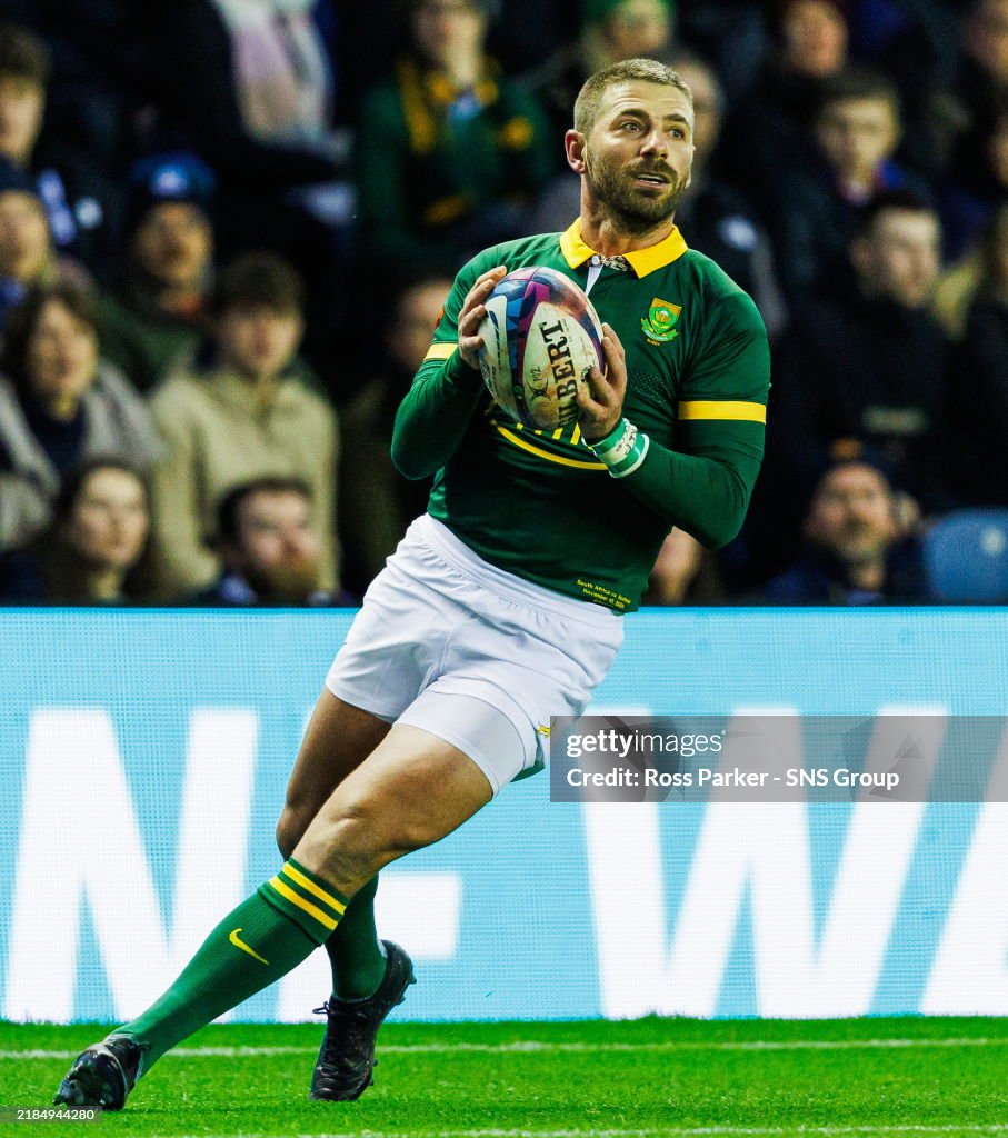 Famous Le Roux South Africa's Willie Le Roux during The Famous Grouse Nations Series ...