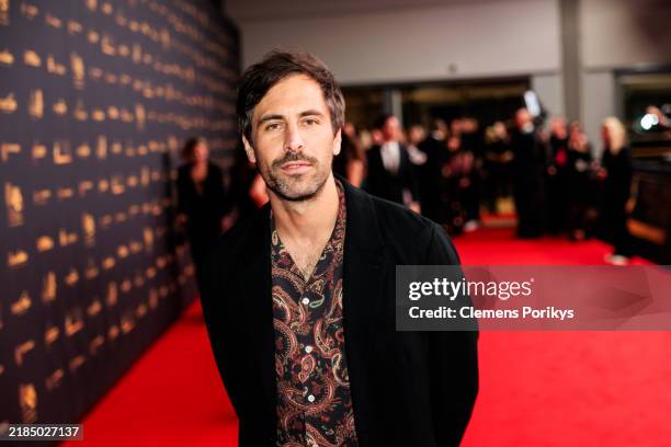 Max Giesinger arrives for the 30th Goldene Henne audience award at Messe Leipzig on November 15, 2024 in Leipzig, Germany. The Goldene Henne was...