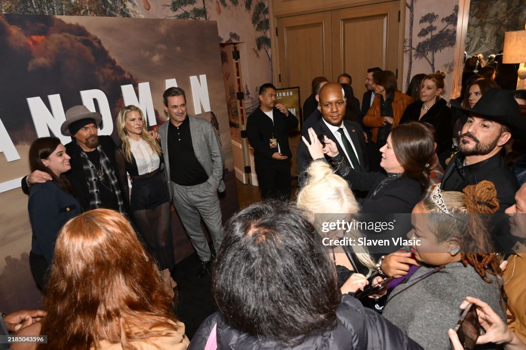 Billy Bob Thornton, Ali Larter and Jon Hamm pose for photos with ...