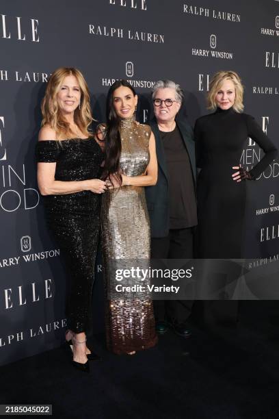 Rita Wilson, Demi Moore, Rosie O'Donnell, Melanie Griffith at ELLE's 2024 Women in Hollywood Celebration at Four Seasons Hotel Los Angeles at Beverly...