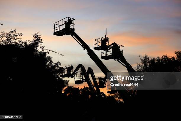construction platform - mobile crane stock pictures, royalty-free photos & images