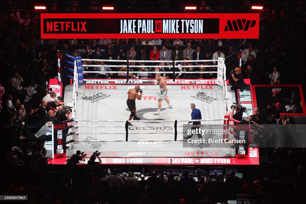 LIVE On Netflix: Jake Paul Vs. Mike Tyson