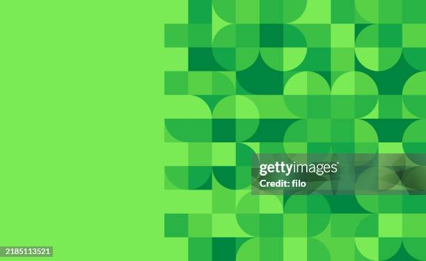 st. patrick's day green gold four leaf clover luck texture abstract pattern background - st patricks day stock illustrations