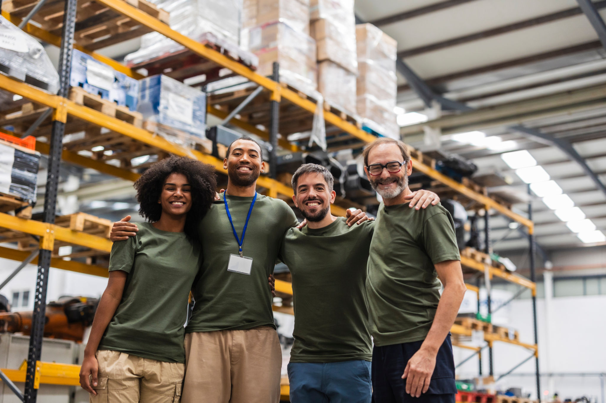 warehouse teamwork