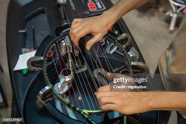 Stringer In Racket 1,507 Parts Of A Tennis Racket Stock Photos, High-Res Pictures, and ...