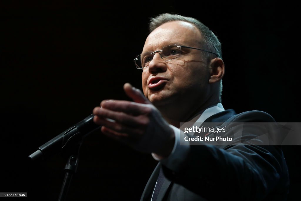President Of Poland Andrzej Duda At The 35th Anniversary Gala Of The Scouting Association Of The Republic Of Poland In Krakow
