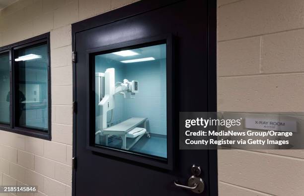 November 19: An x-ray room was shown during a tour of the James A. Musick Facility in Irvine, CA on Tuesday, November 19, 2024. The 896-bed facility...