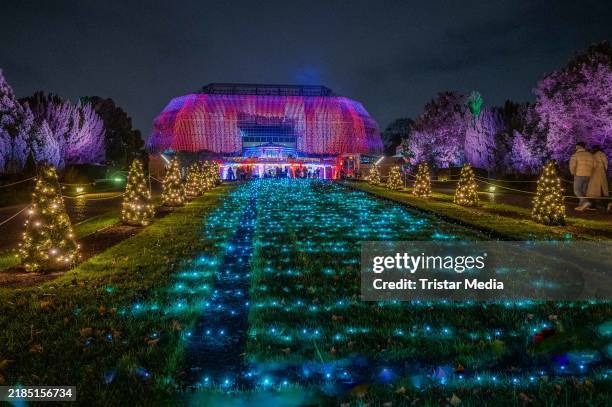 General view during the Christmas Garden Opening at Botanic Garden on November 20, 2024 in Berlin, Germany.