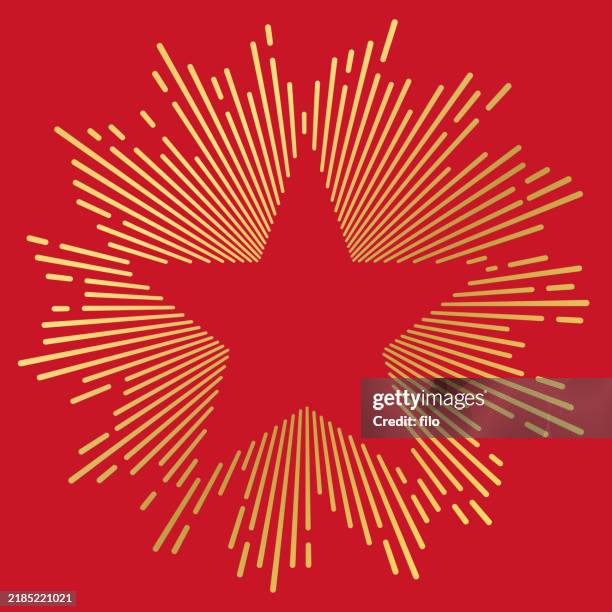 ilustrações de stock, clip art, desenhos animados e ícones de starburst blast excitement design element - comunismo