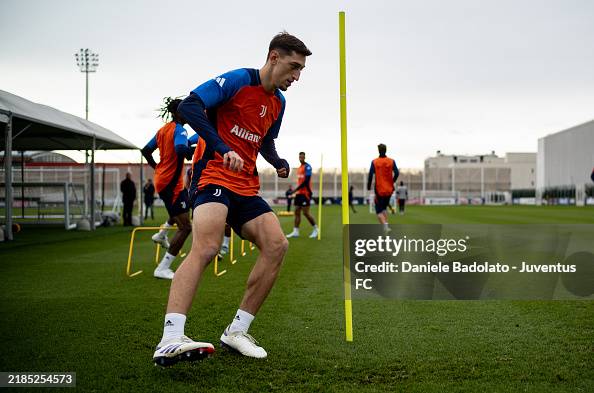 Jonas Rouhi of Juventus during a training session at JTC on November ...