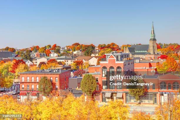 autumn in lowell, massachusetts - massachusetts imagens e fotografias de stock