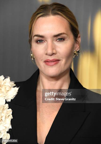 Kate Winslet arrives at the 2024 Governors Awards at Dolby Theatre on November 17, 2024 in Hollywood, California.
