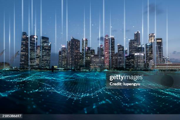 smart city - smart city stock pictures, royalty-free photos & images