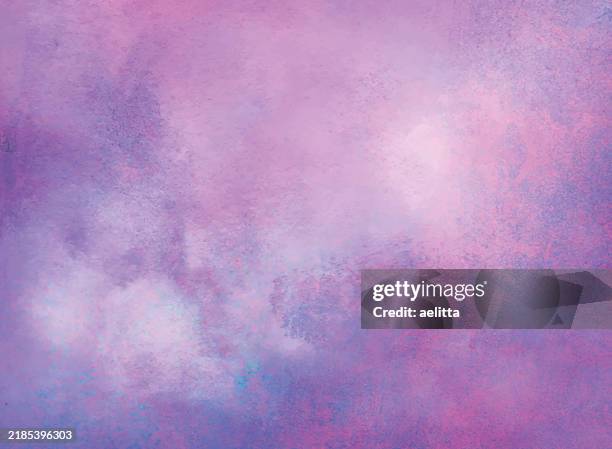 bildbanksillustrationer, clip art samt tecknat material och ikoner med abstract watercolor background. lilac. blue. pink. - flerfärgad bakgrund