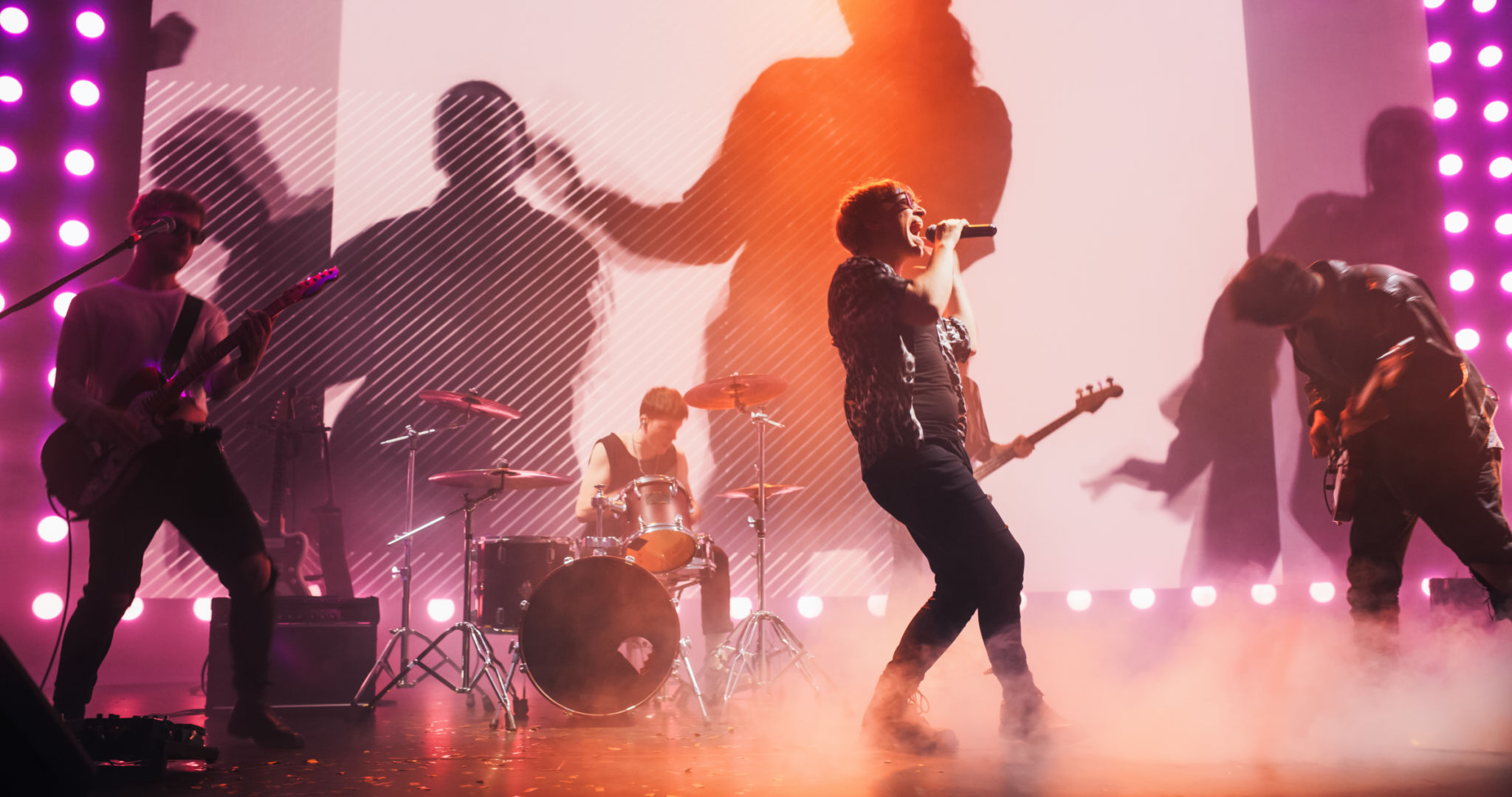 band playing live