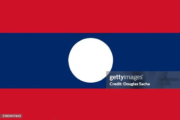 laos flag - laos stock pictures, royalty-free photos & images