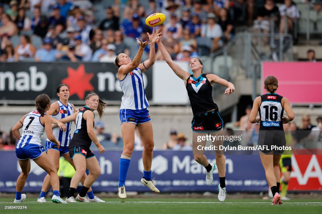 AFLW First Preliminary Final - North Melbourne v Port Adelaide