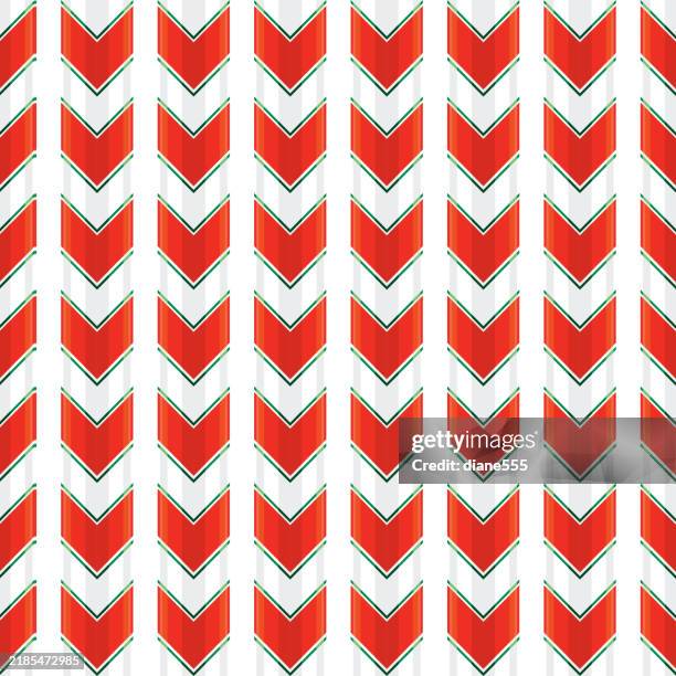 candy cane stripes seamless pattern - mint background stock illustrations