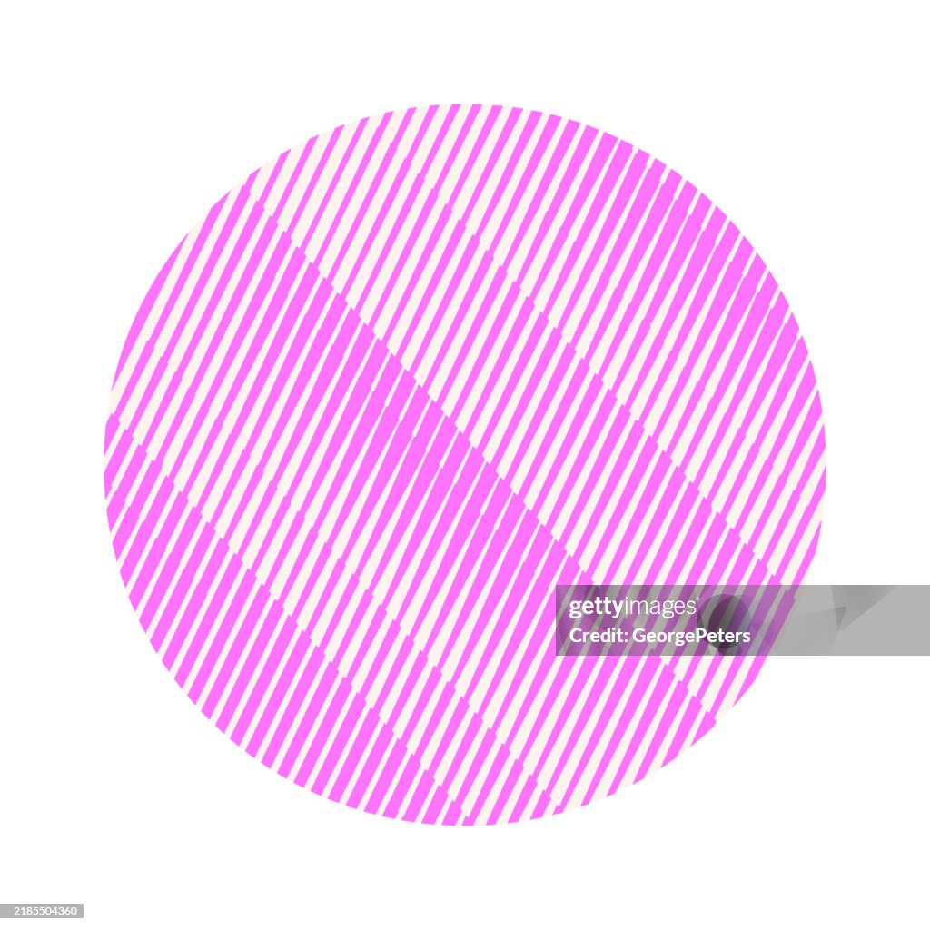 Diagonal In Circle Circle With Diagonal Stripes Background High-Res Vector Graphic - Getty ...
