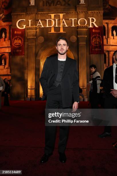Paul Mescal attends the "Gladiator II" Los Angeles Premiere at the TCL Chinese Theatre on November 18 in Hollywood, California.