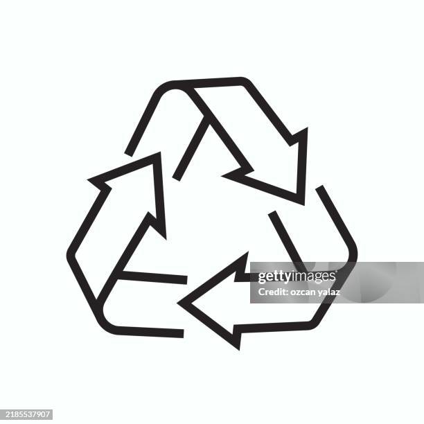 bildbanksillustrationer, clip art samt tecknat material och ikoner med recycling and zero waste related line icons set. editable stroke.global warming, sustainable lifestyle,material - återvinning