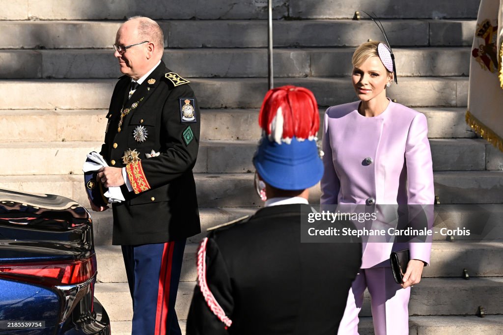 Monaco Codelens Prince Albert II of Monaco and Princess Charlene of Monaco attend the ...
