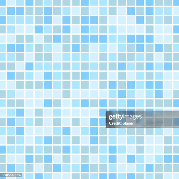 pool tile decoration - empty bathroom background stock illustrations