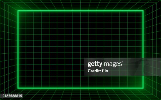 Modern Glow Grid Green Frame Tech Abstract Background Modern Glow Grid Green Frame Tech Abstract Background