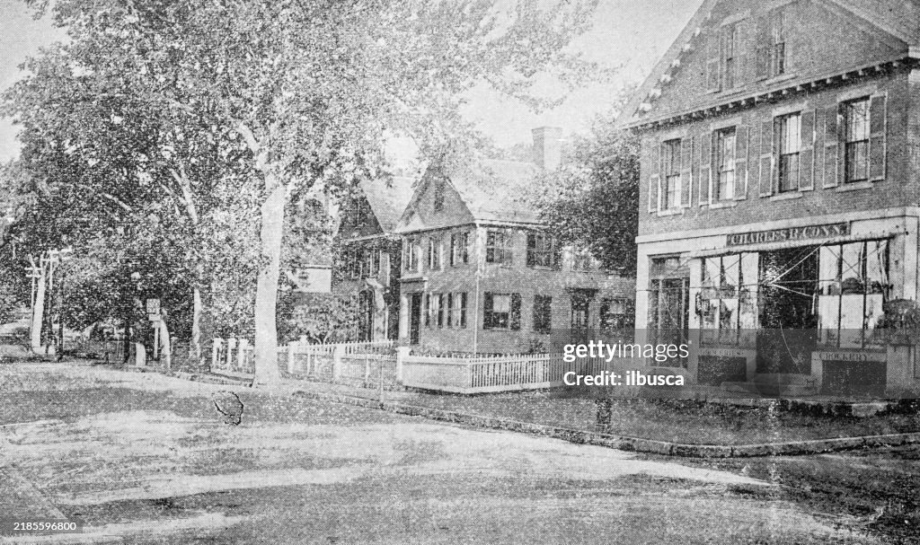 Antique image of Worcester and surroundings, Massachusetts: West Fitchburg