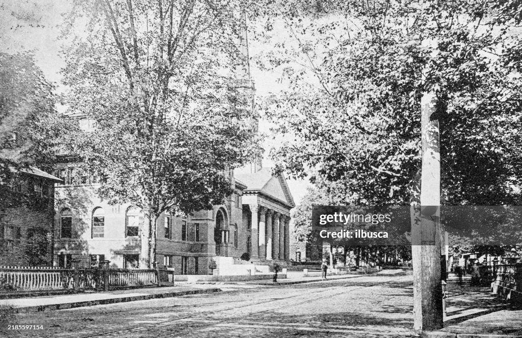 Antique image of Worcester and surroundings, Massachusetts: Methodist Church, West Fitchburg