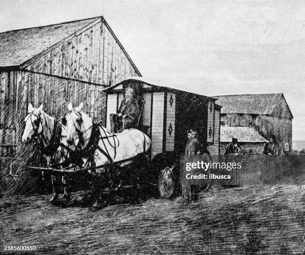 antique image of worcester and surroundings, massachusetts - worcester town stock illustrations