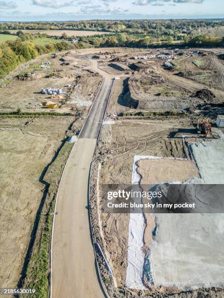 new housing development site - incomplete stock pictures, royalty-free photos & images