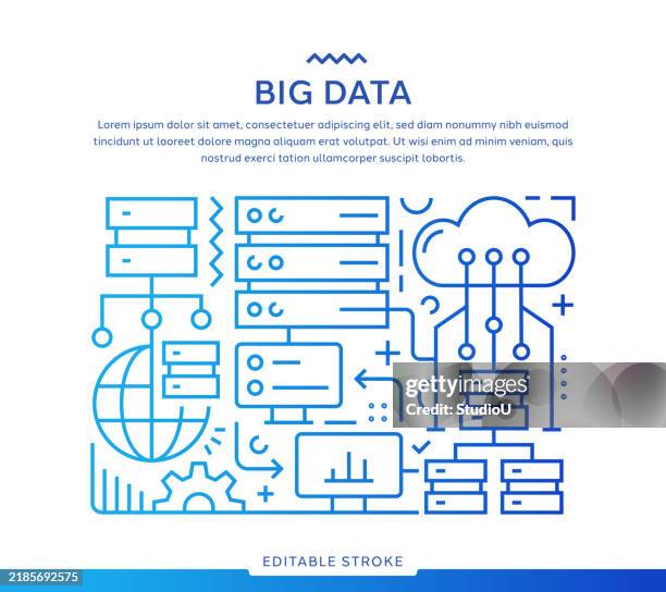 big data illustrationen - informationsüberflutung stock-grafiken, -clipart, -cartoons und -symbole