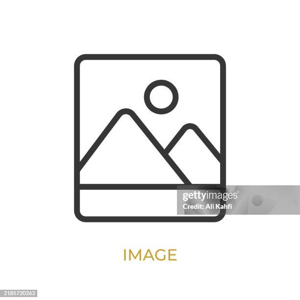 image glyph line icon. thin line icon that can be applied anywhere, simple, pixel perfect and modern style - responsive design stock illustrations