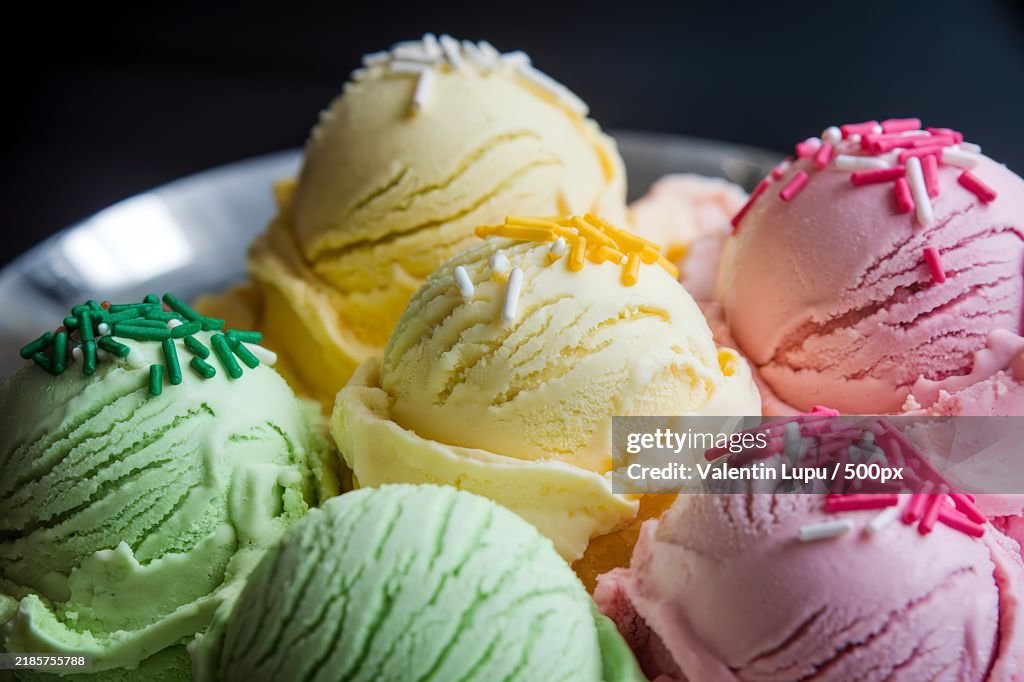 Close-up of ice cream